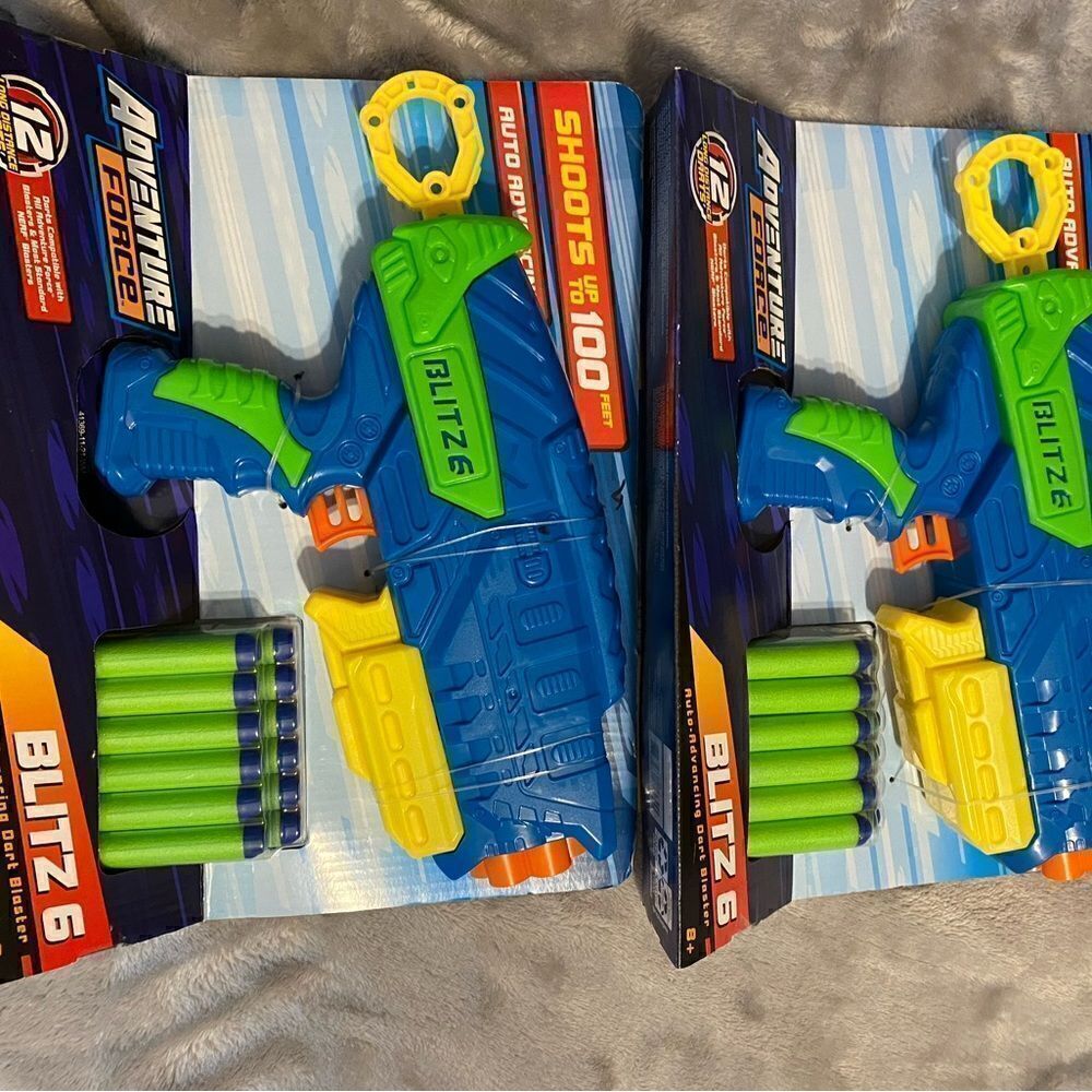 *NIB* Adventure Force Blitz 6 Auto Advancing Dart Blaster
